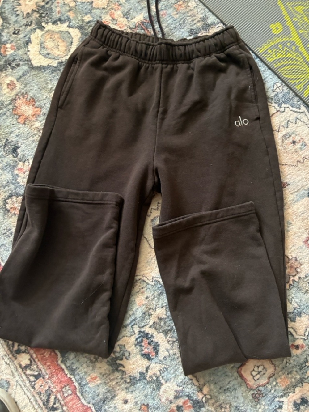 All yoga wide leg sweat pants
